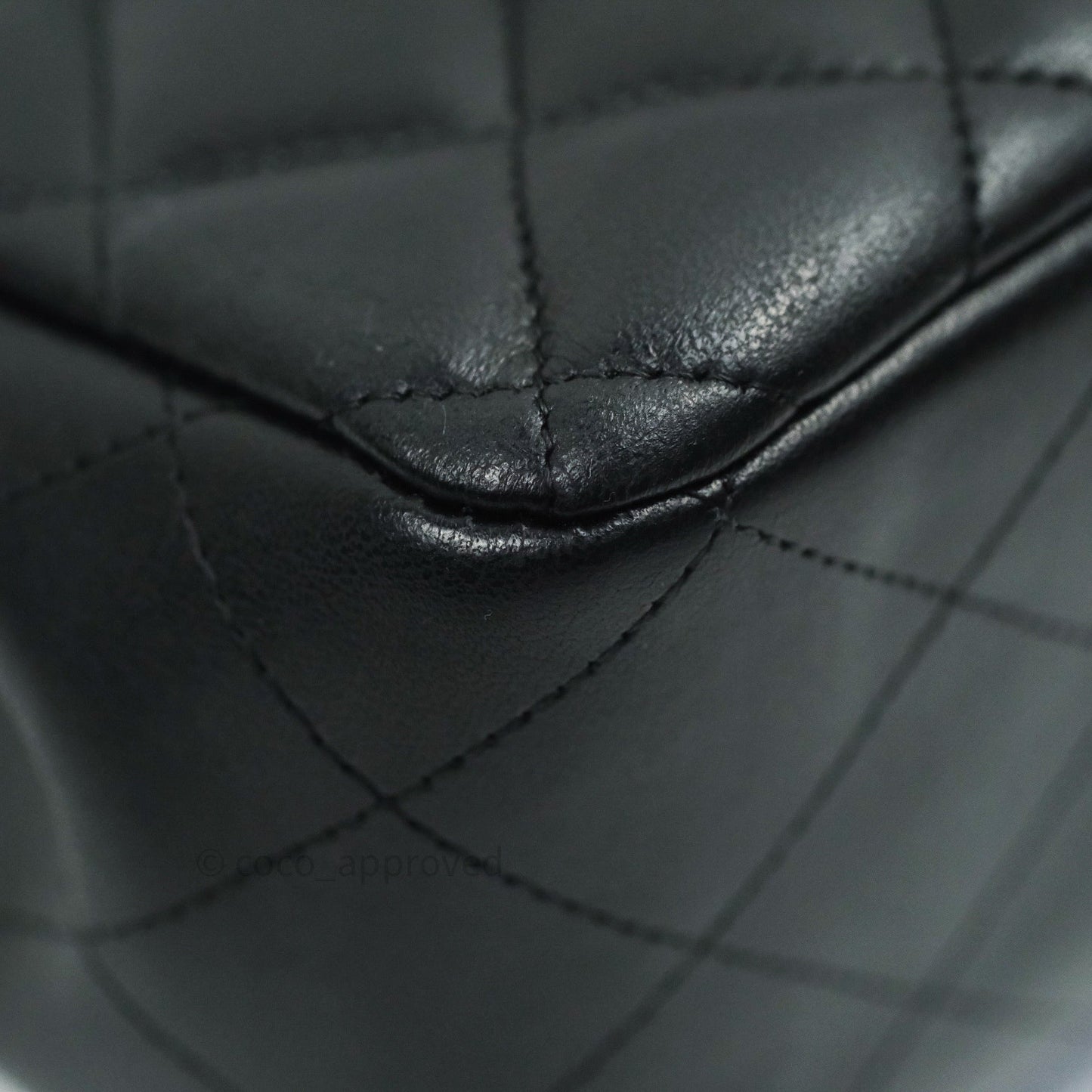 Chanel Jumbo Double Flap Black Lambskin Silver Hardware⁣⁣