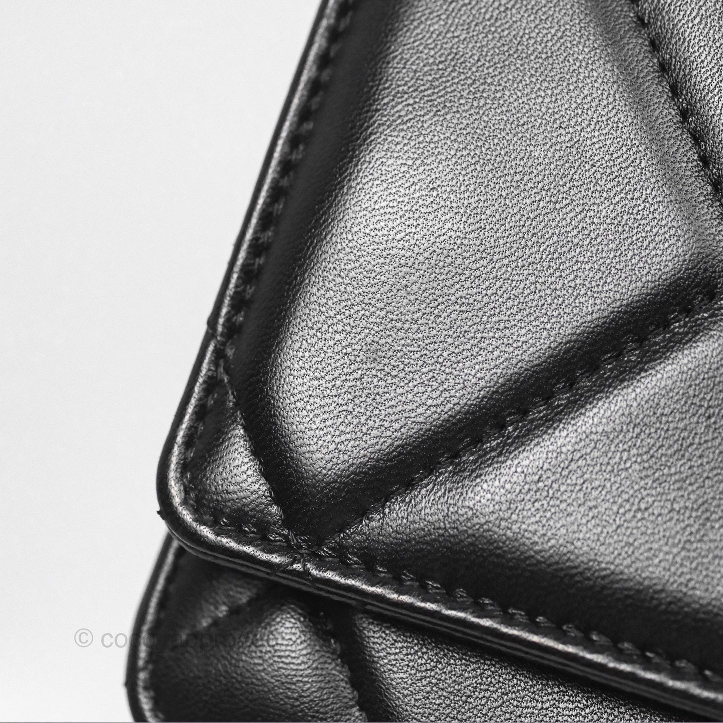 Chanel 19 Wallet on Chain WOC Black Mixed Hardware