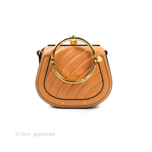 Chloé Nile Crossbody Bag Quilted Leather Beige