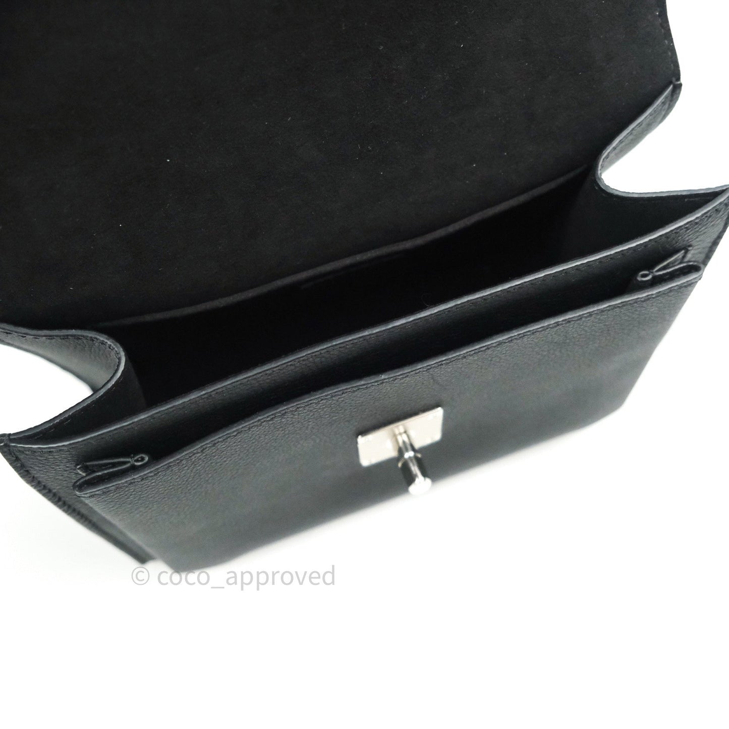 Louis Vuitton Calfskin My Lockme Chain Bag BB Black