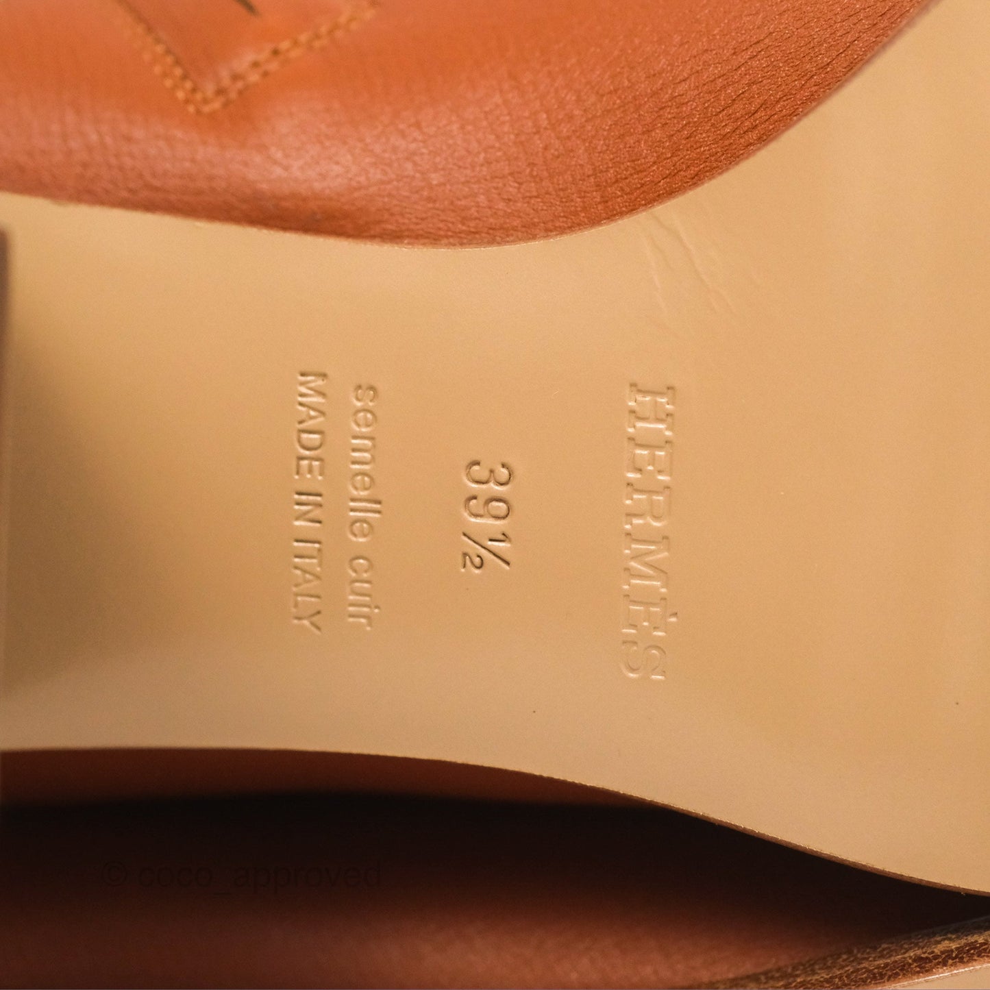 Hermès Flatteuse 60 Ankle Boot Natural Calfskin