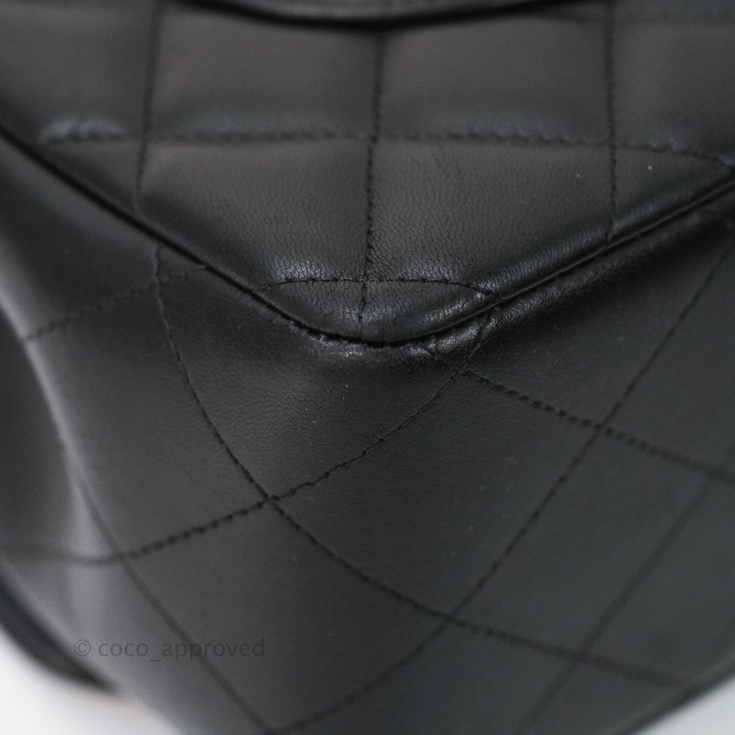 Chanel Jumbo Double Flap Black Lambskin Silver Hardware⁣⁣