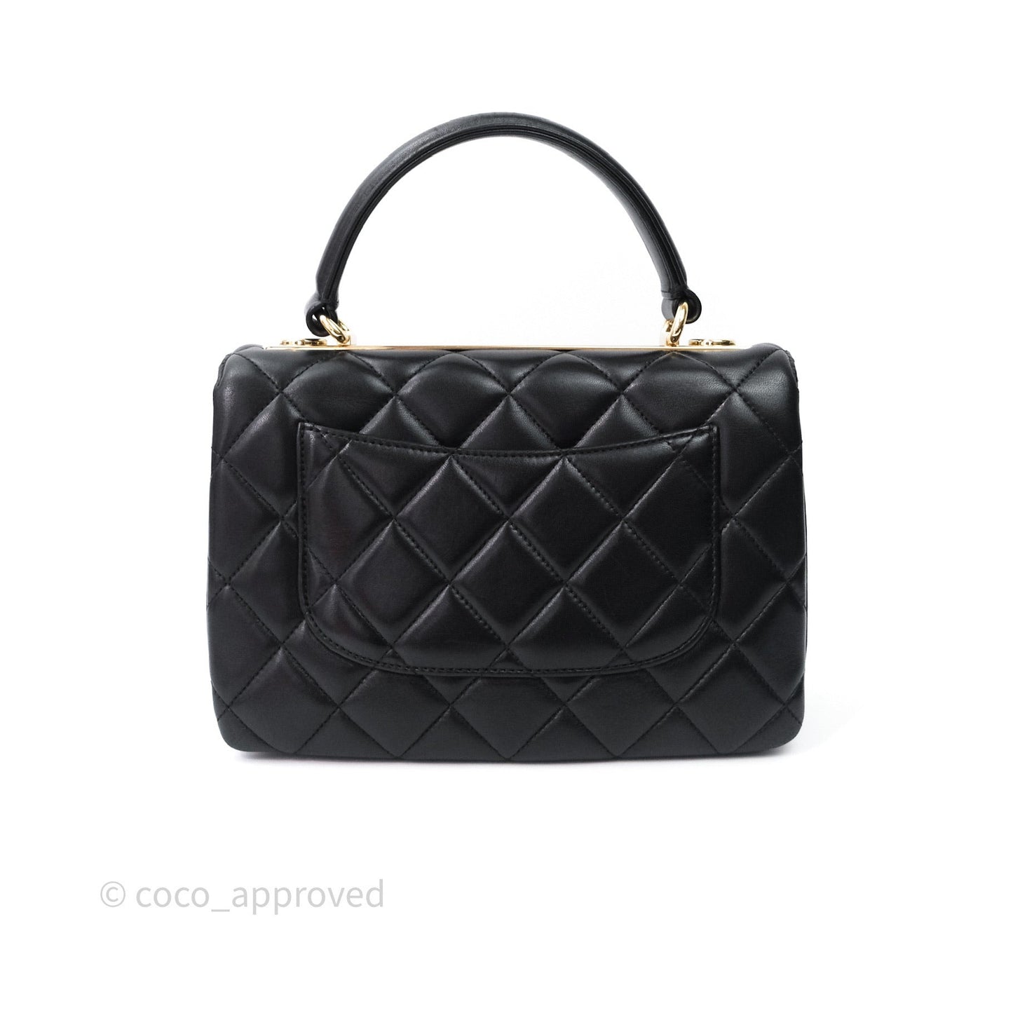 Chanel Trendy CC Small Black Lambskin Gold Hardware