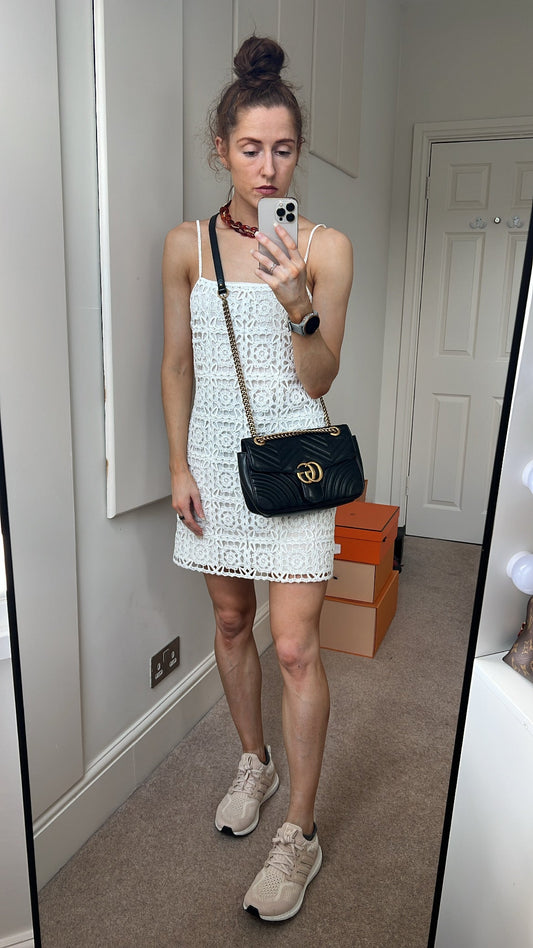 Luxury Gucci GG Black Marmont Small Shoulder Bag