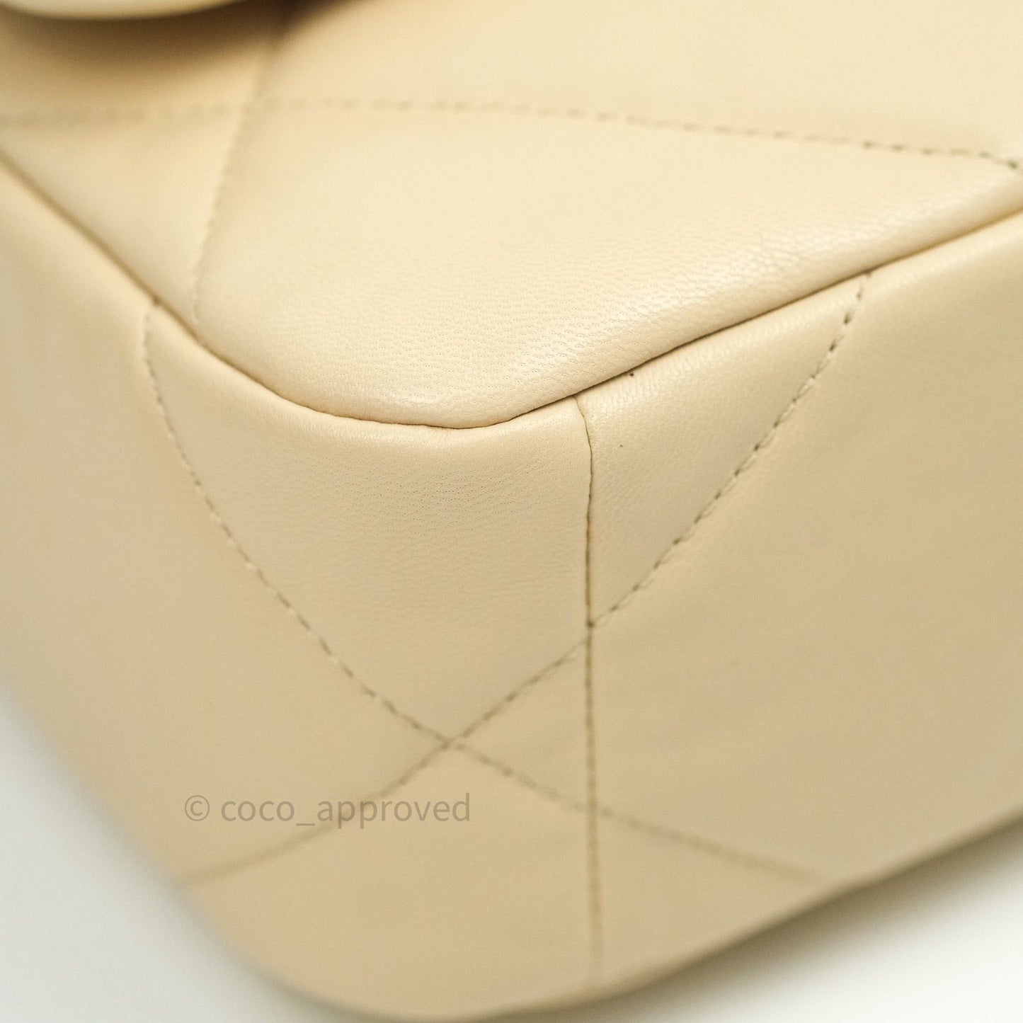 Chanel 19 Small Beige Goatskin Mixed Hardware 20A