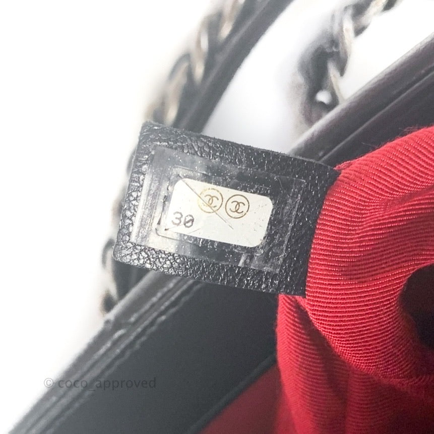 Chanel 19 Small Black Goatskin Mixed Hardware