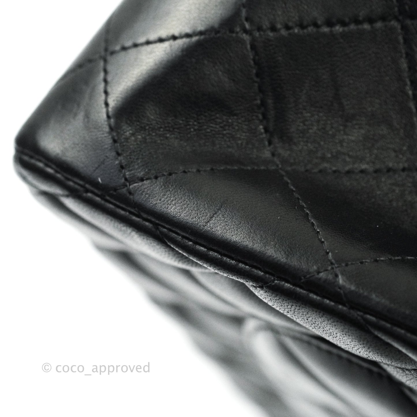 Chanel Jumbo Double Flap Black Lambskin Silver Hardware⁣⁣