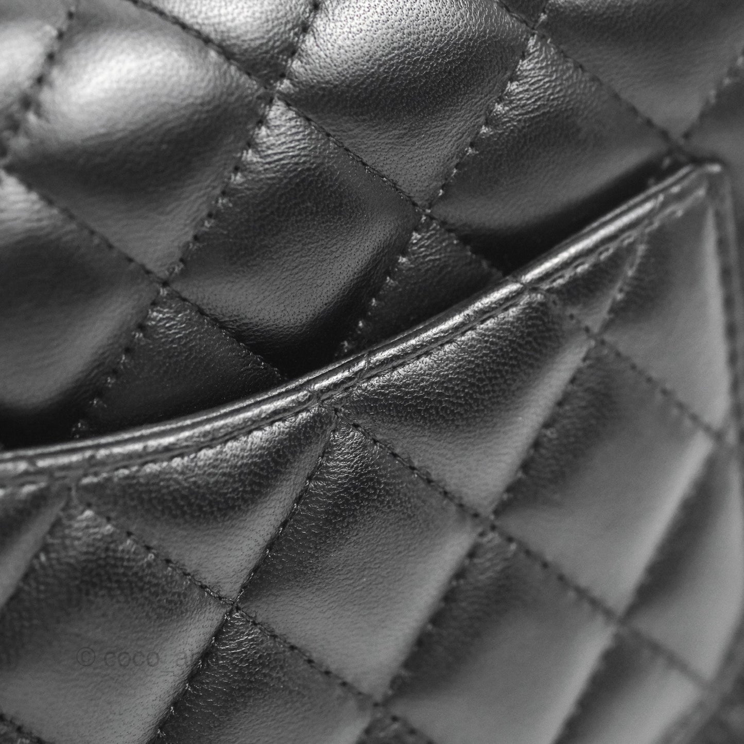 Chanel Mini Square Black Lambskin Gold Hardware