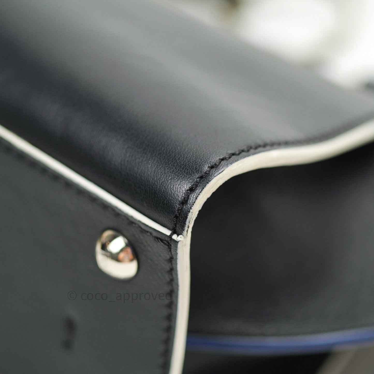 Fendi Calfskin Mini 3jours Tote Black