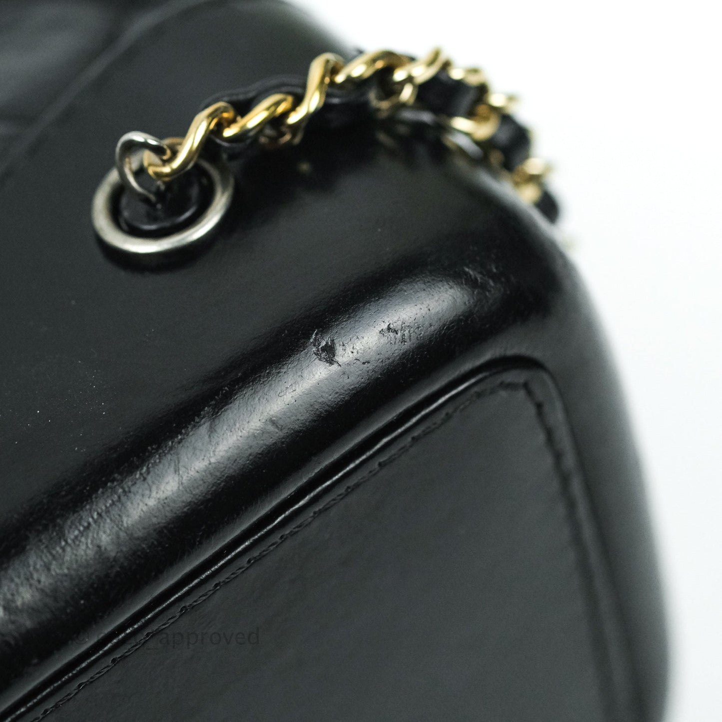 Chanel Gabrielle Backpack Black Aged Calfskin Small Black