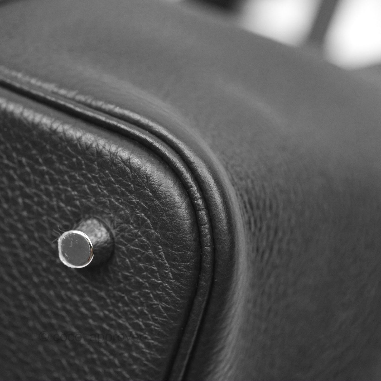 Hermès Picotin 22 Black Noir 89 Clemence Palladium Hardware