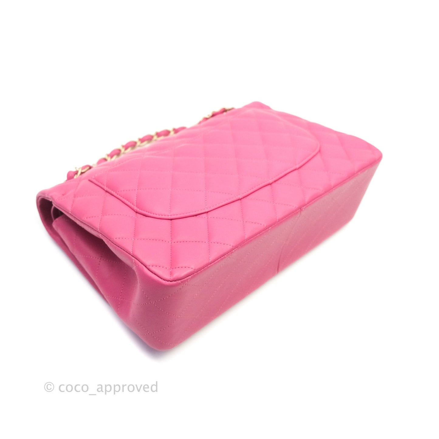 Chanel Jumbo Double Flap Pink Lambskin Gold Hardware⁣⁣