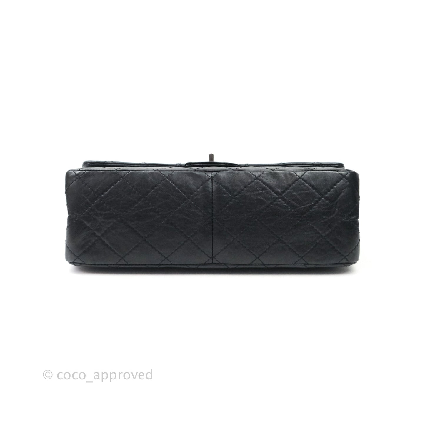 Chanel Reissue Quilted Aged Calfskin Black Ruthenium Hardware 226
