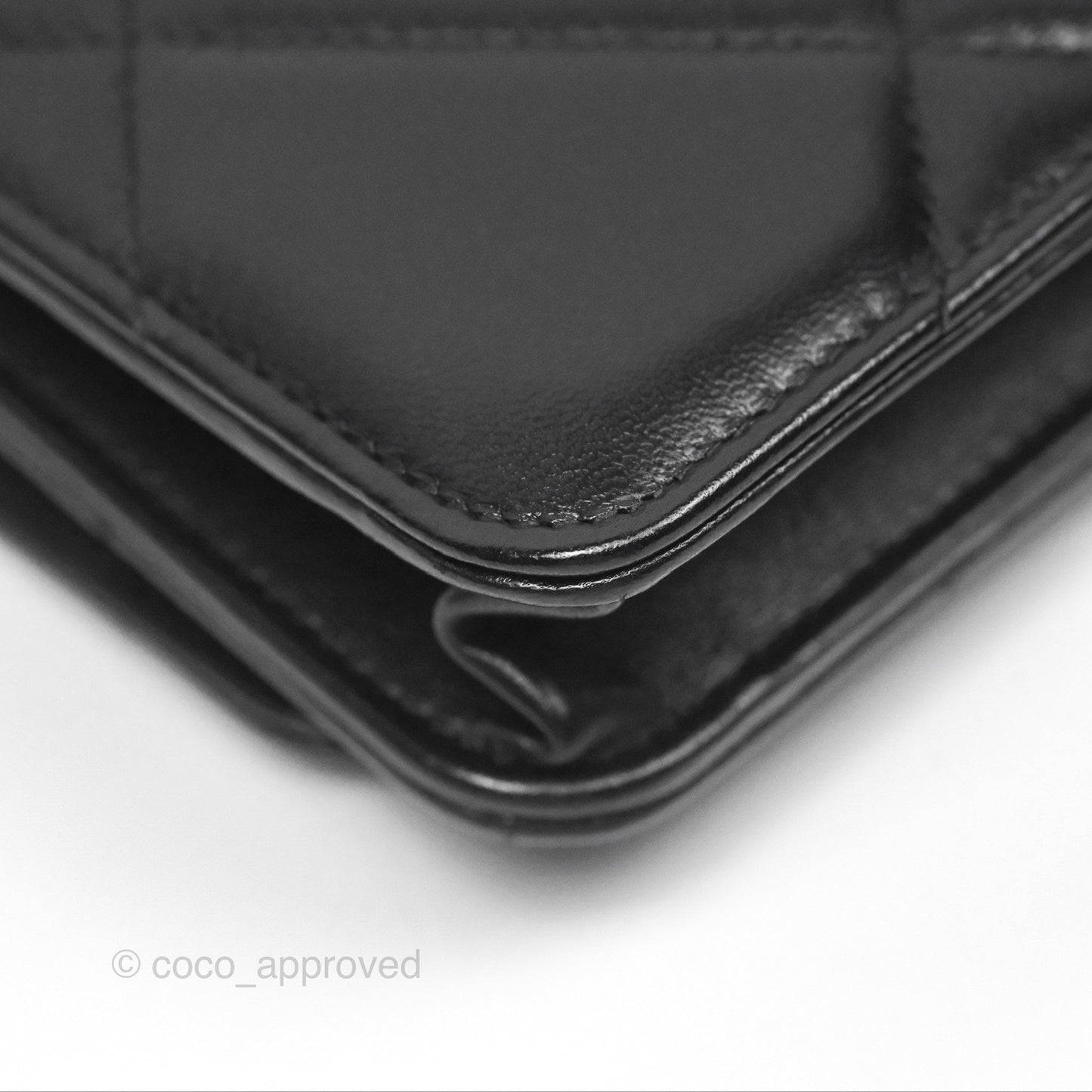 Chanel 19 Wallet on Chain WOC Black Mixed Hardware