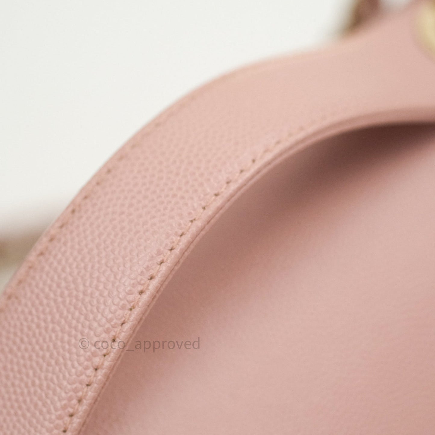 Chanel Quilted Medium Business Affinity Flap Light Pink Light Gold Hardware