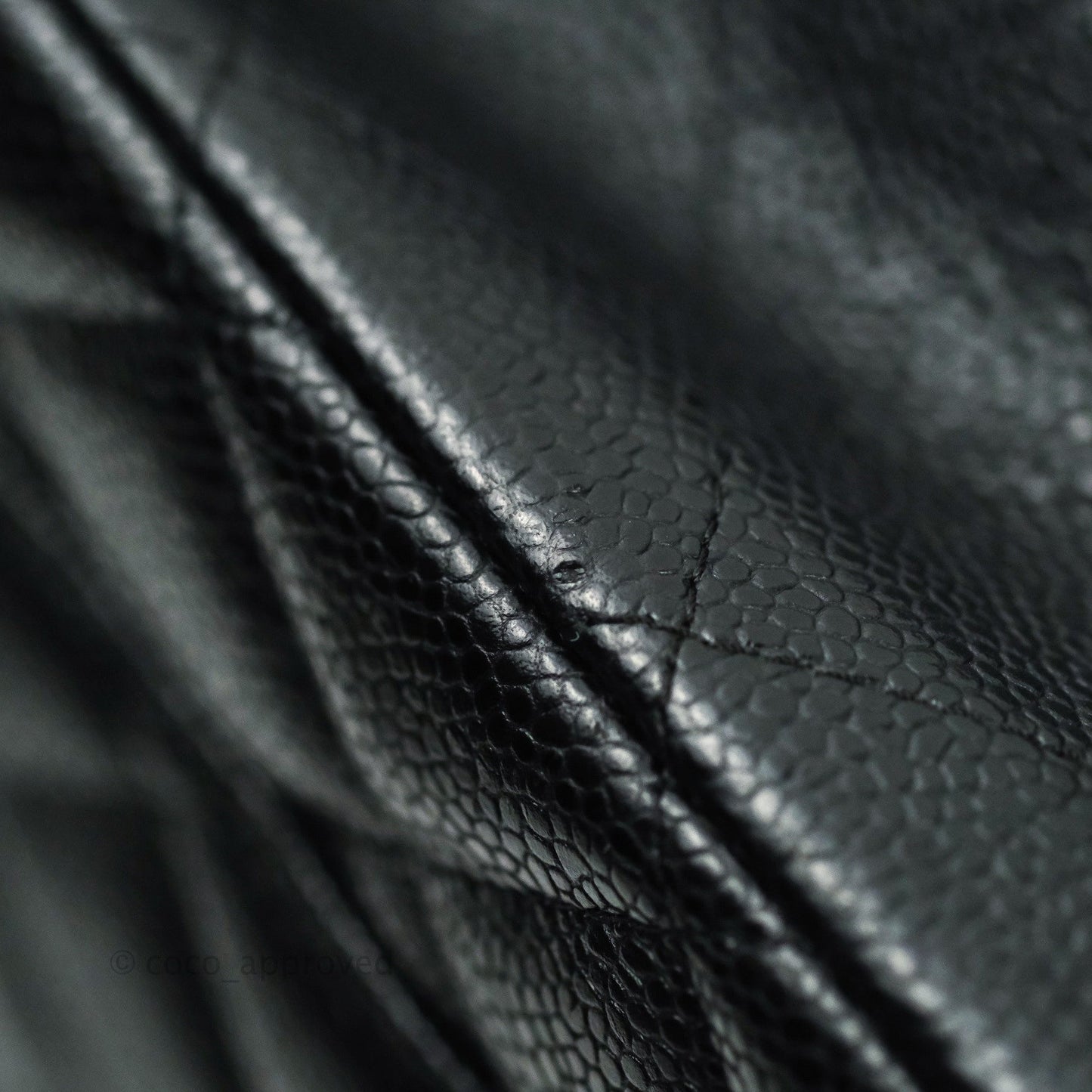 Chanel Quilted Maxi Single Flap Black Caviar Silver Hardware