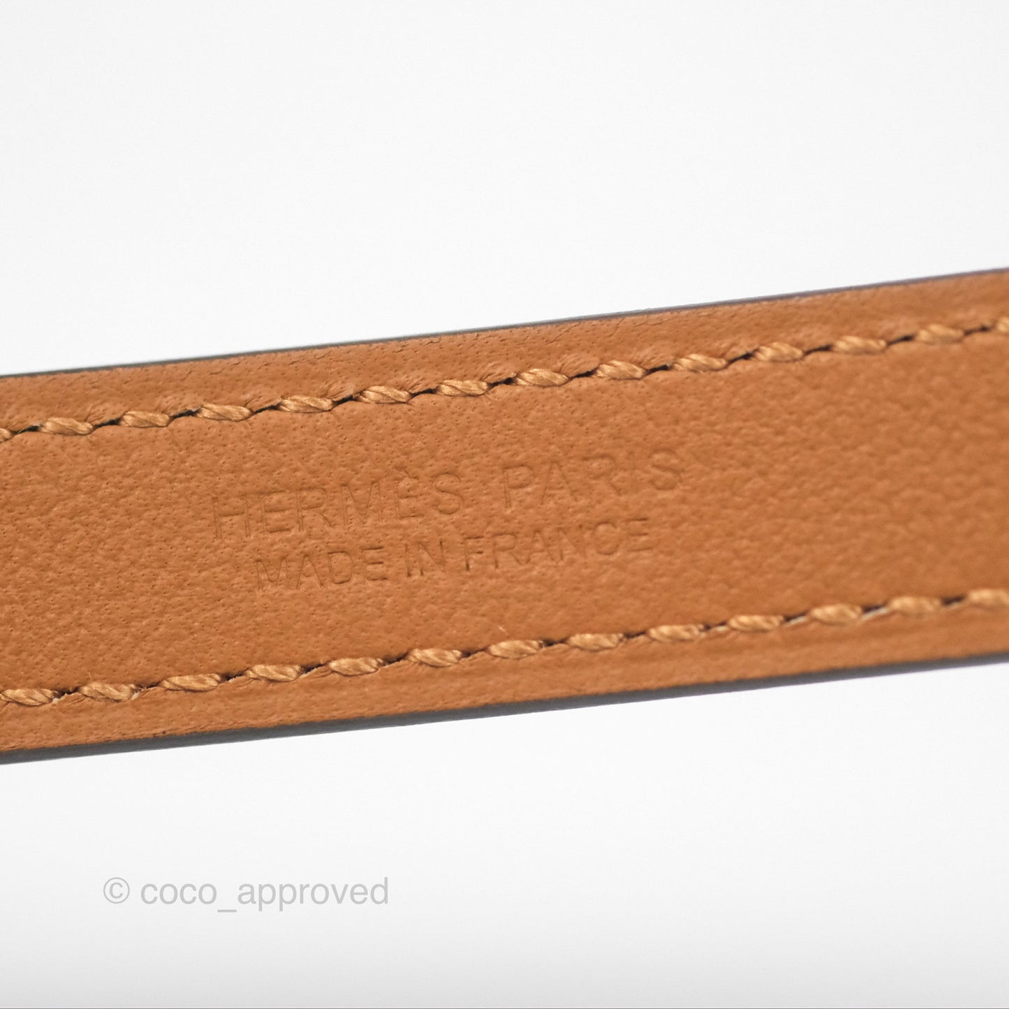 Hermes Pop H 15 Belt Gold Epsom Rose Gold Hardware