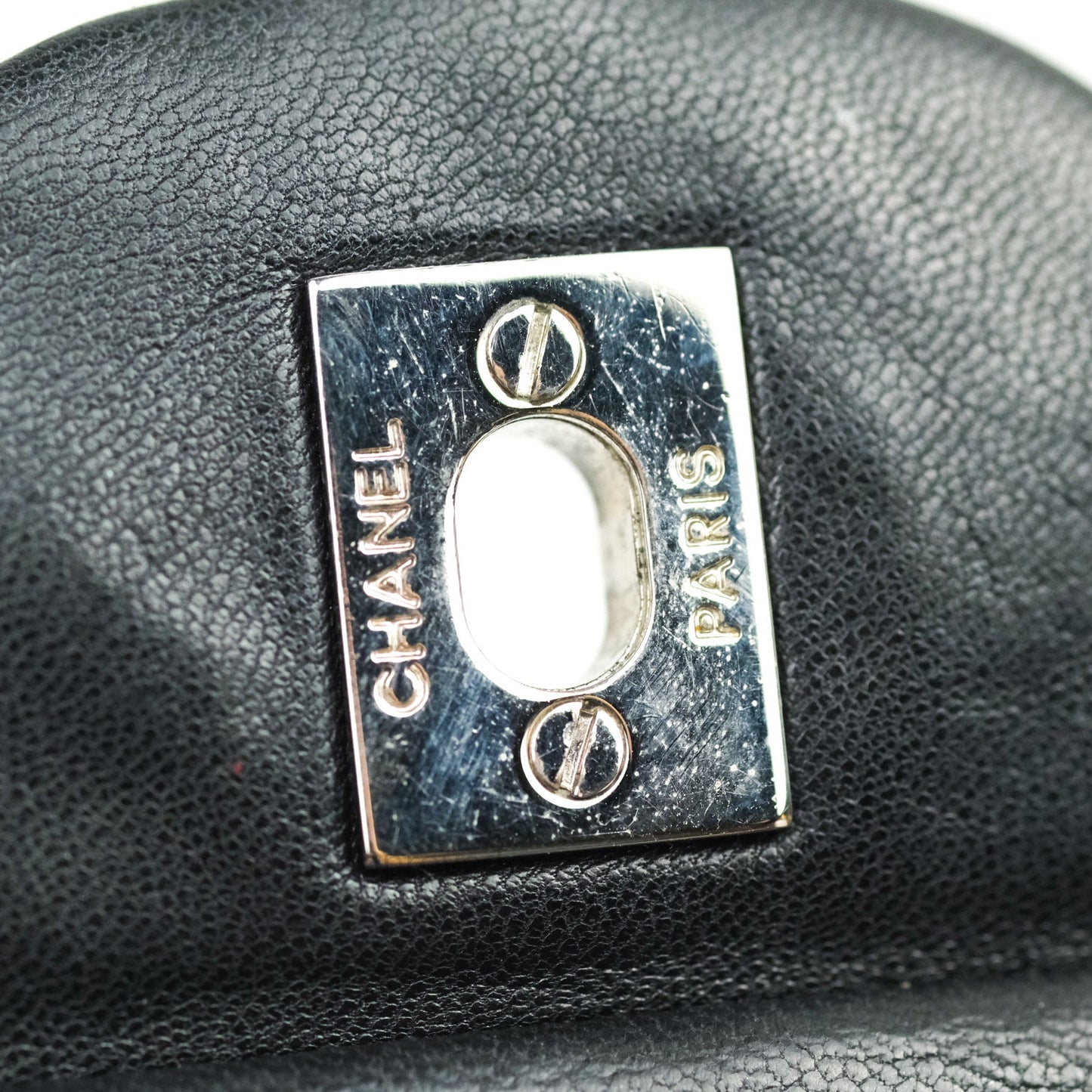 Chanel Jumbo Single Flap Black Lambskin Silver Hardware⁣⁣