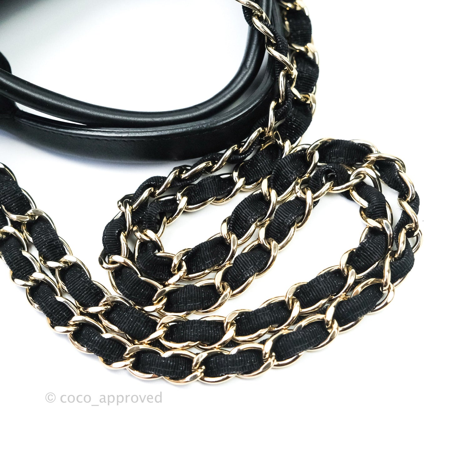 Chanel Large Deauville Charcoal Grey Canvas