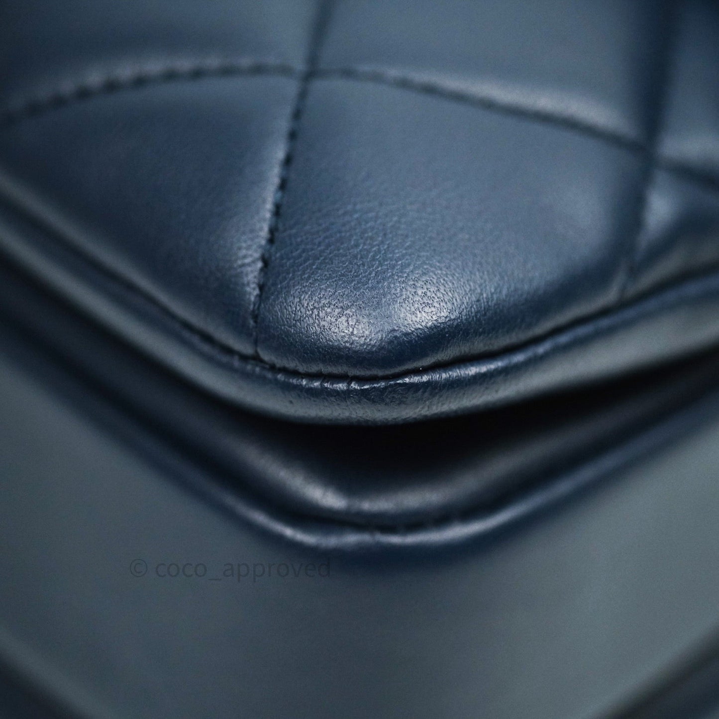 Chanel Trendy CC Small Navy Lambskin Gold Hardware