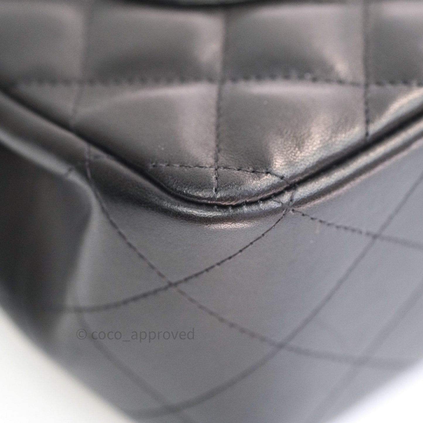 Chanel Jumbo Double Flap So Black Lambskin Black Hardware⁣⁣