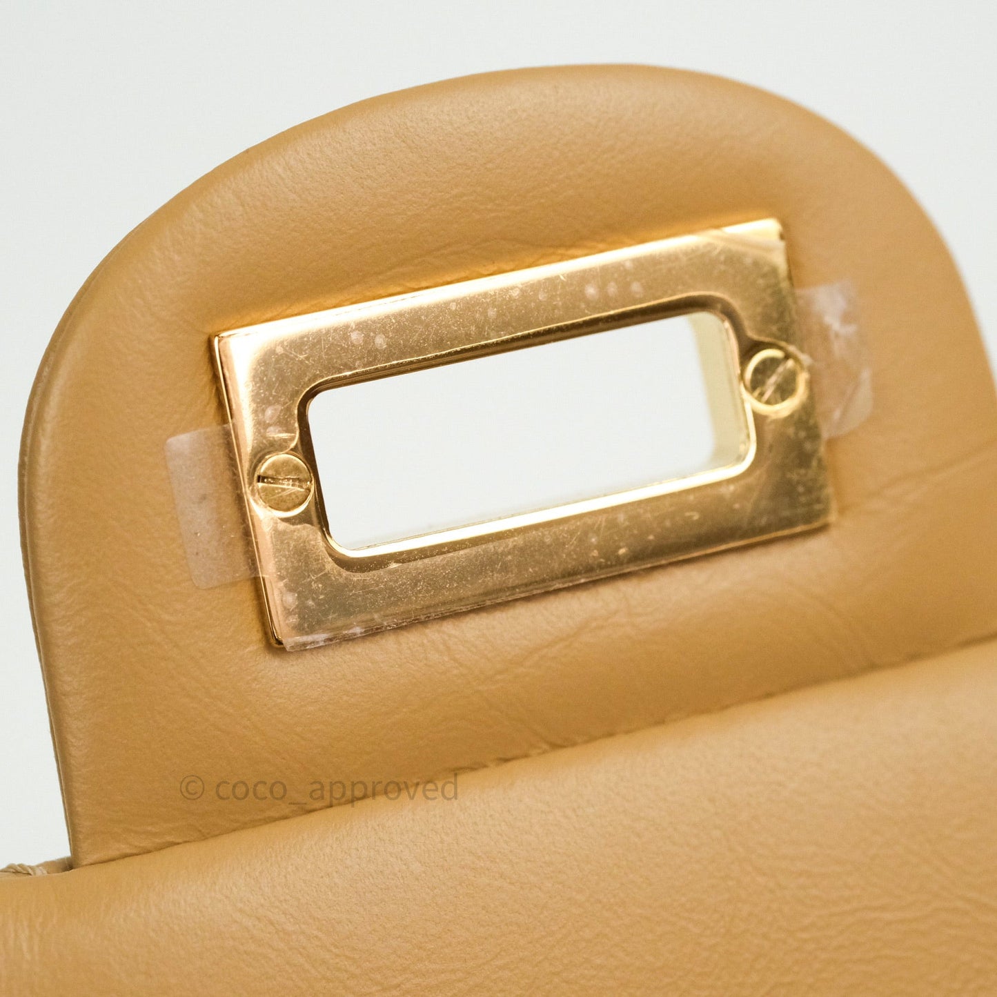 Chanel Mini Reissue 224 Beige Aged Calfskin Gold Hardware