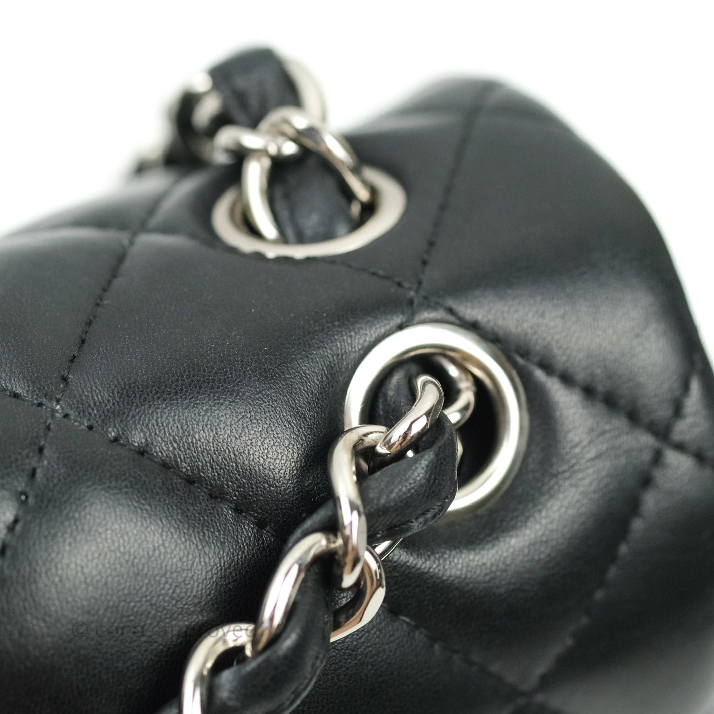 Chanel Jumbo Double Flap Black Lambskin Silver Hardware⁣⁣