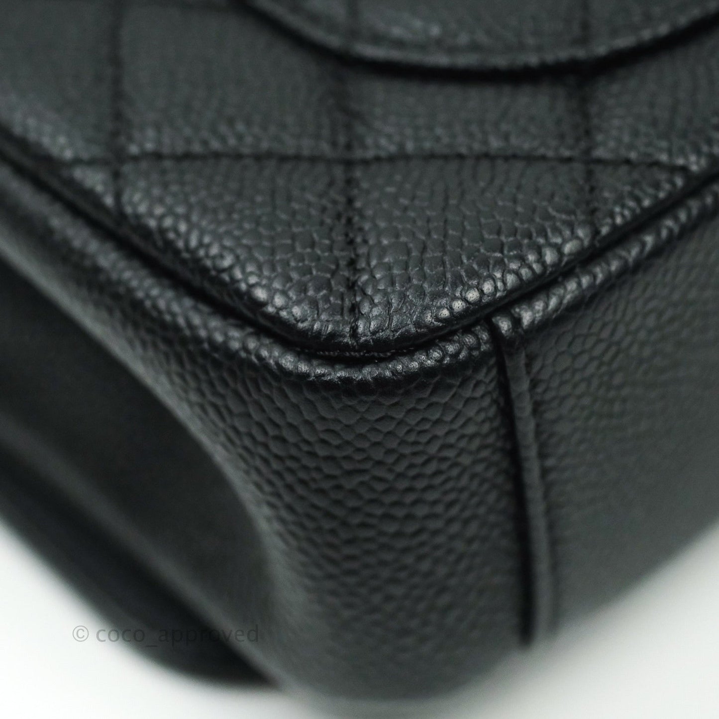 Chanel Quilted Small CC Filigree Flap Black Caviar