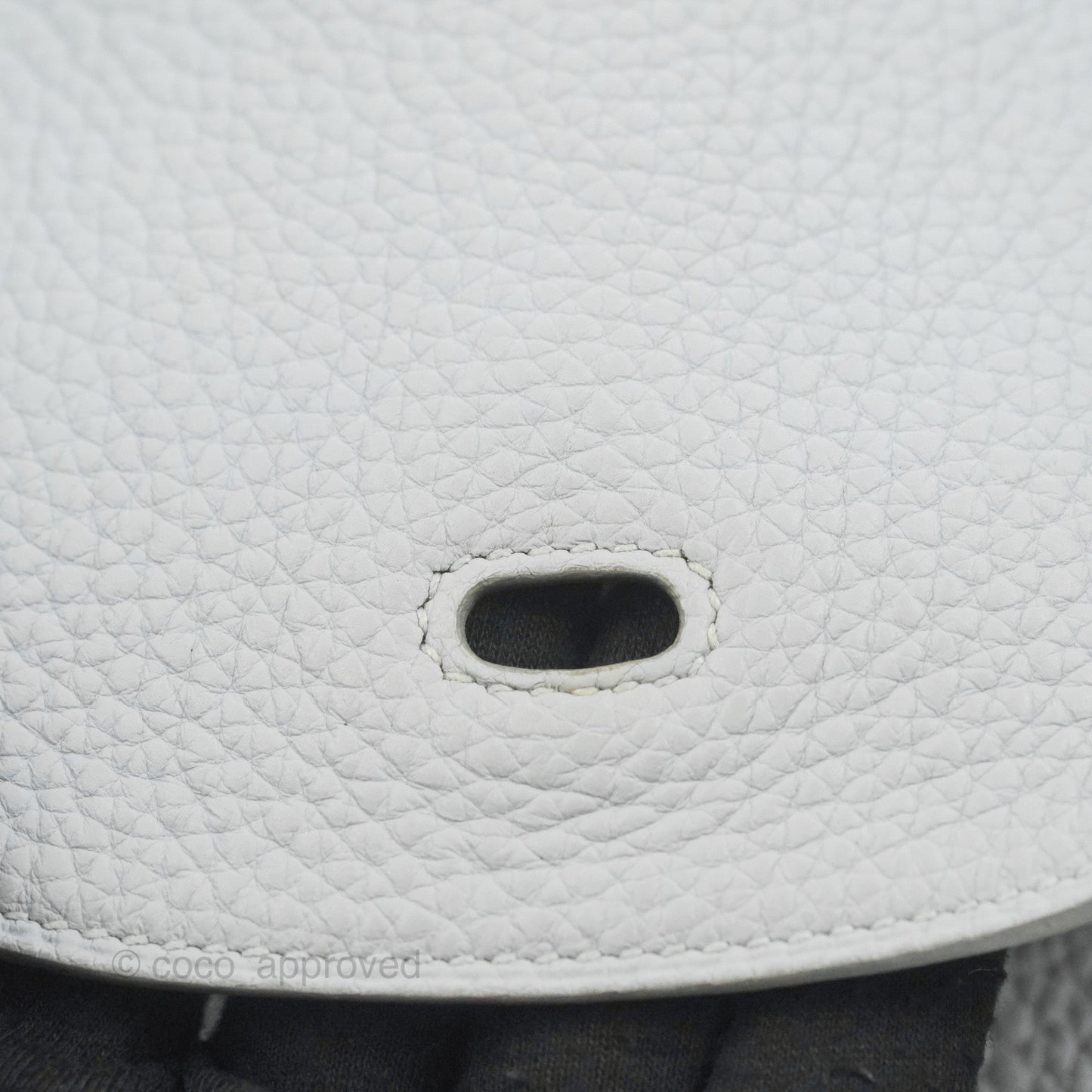 Hermès Lindy 30 Bleu Pale Clemence Palladium Hardware