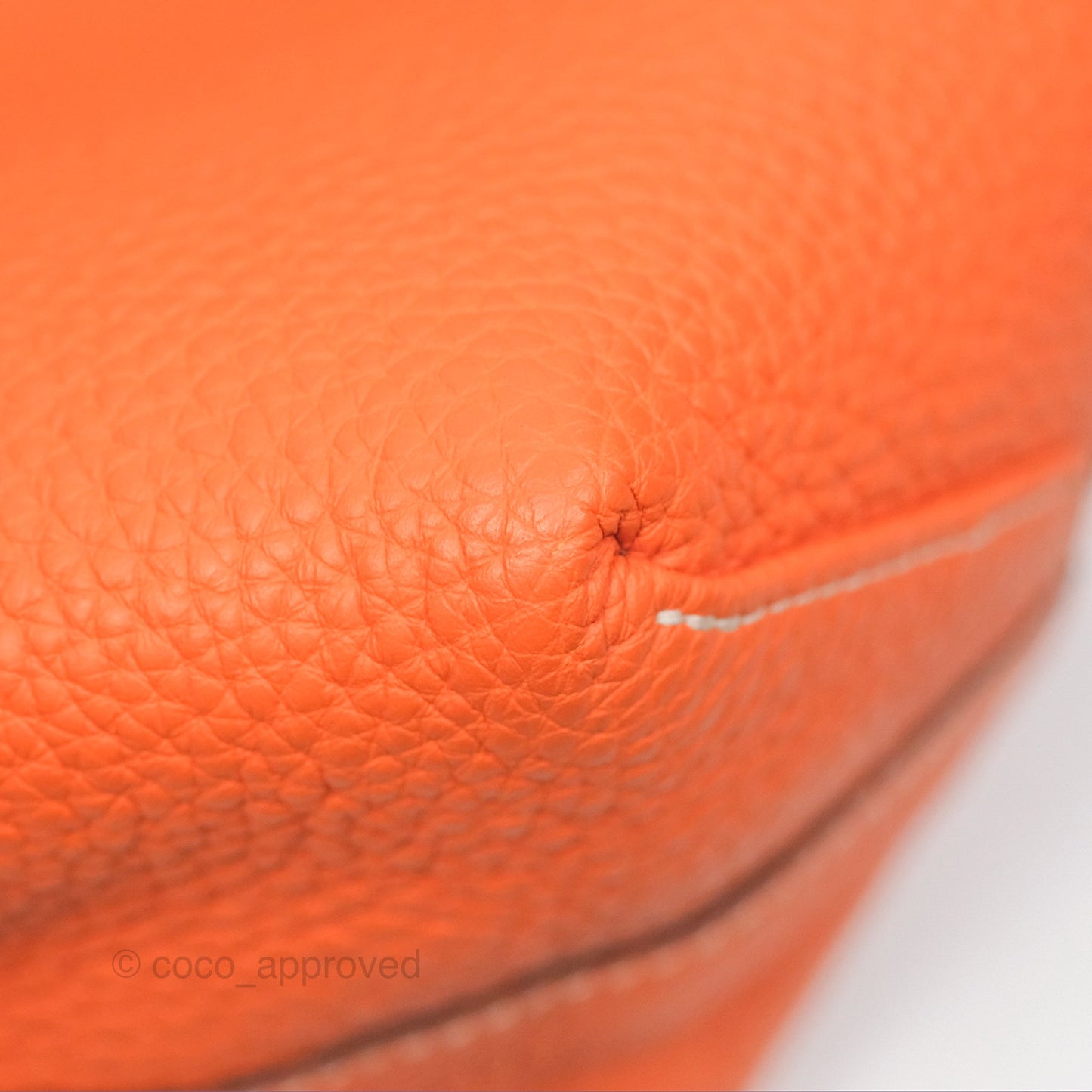 Hermès Double Sens Tote 36 Gold/ Orange Clemence