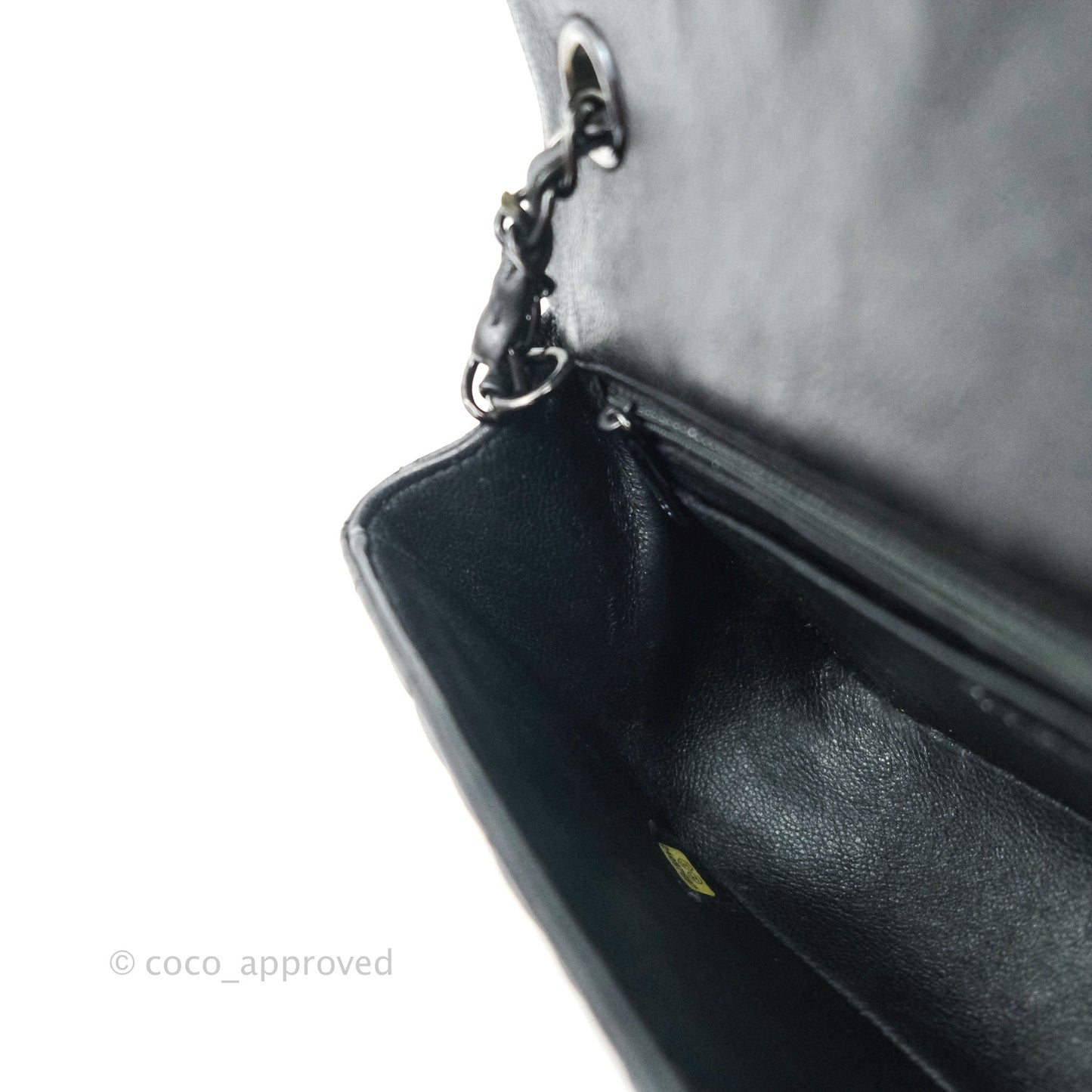 Chanel Quilted Mini Rectangular Flap So Black Crumpled Calfskin