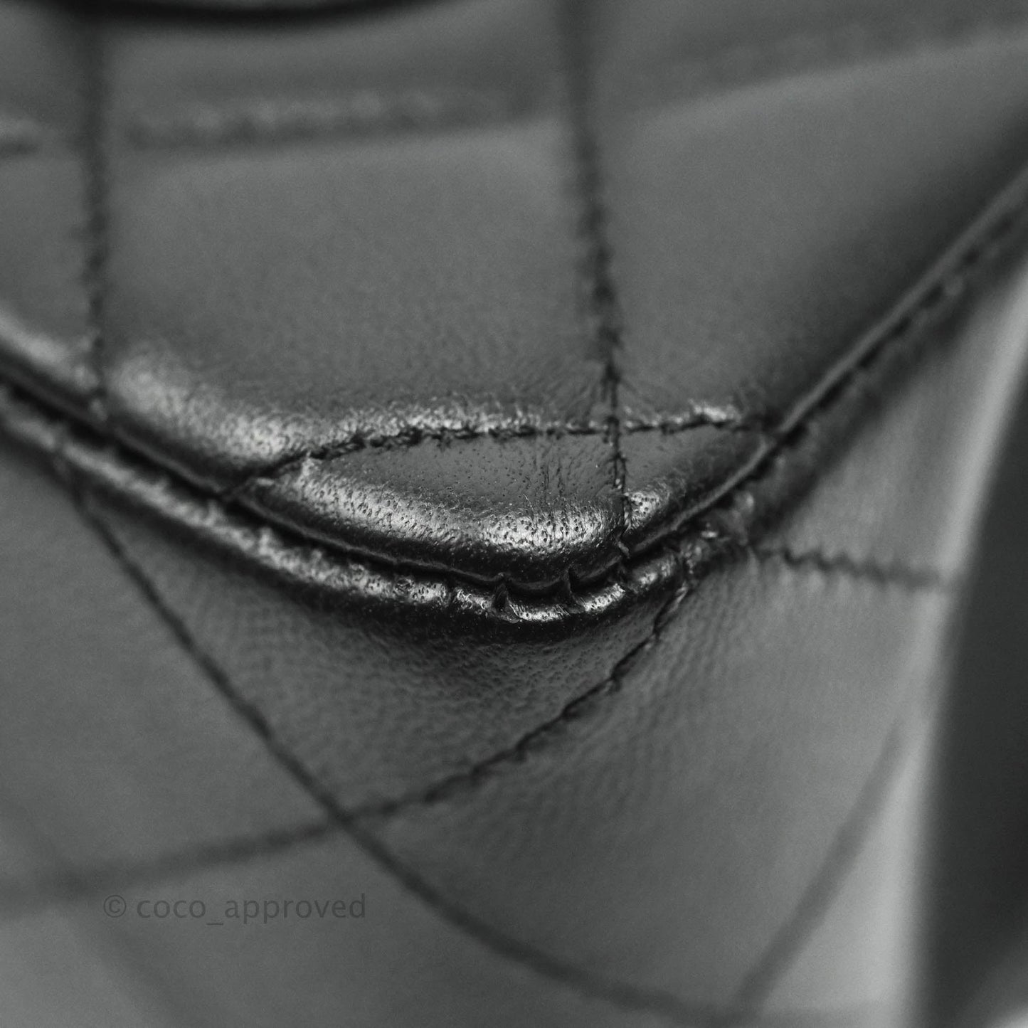 Chanel Quilted Mini Rectangular So Black Lambskin