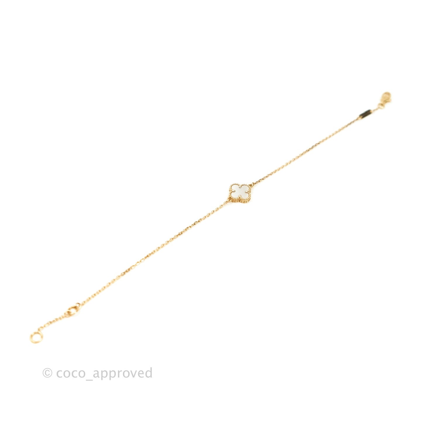 Van Cleef & Arpels Sweet Alhambra Bracelet Yellow Gold & Mother-of-pearl