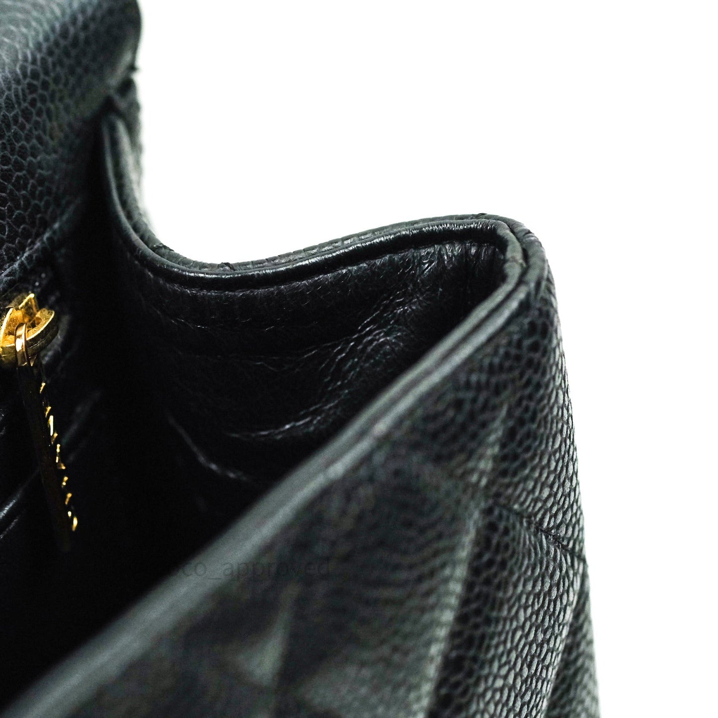 Chanel Classic Maxi Single Flap Quilted Black Caviar Gold Hardware