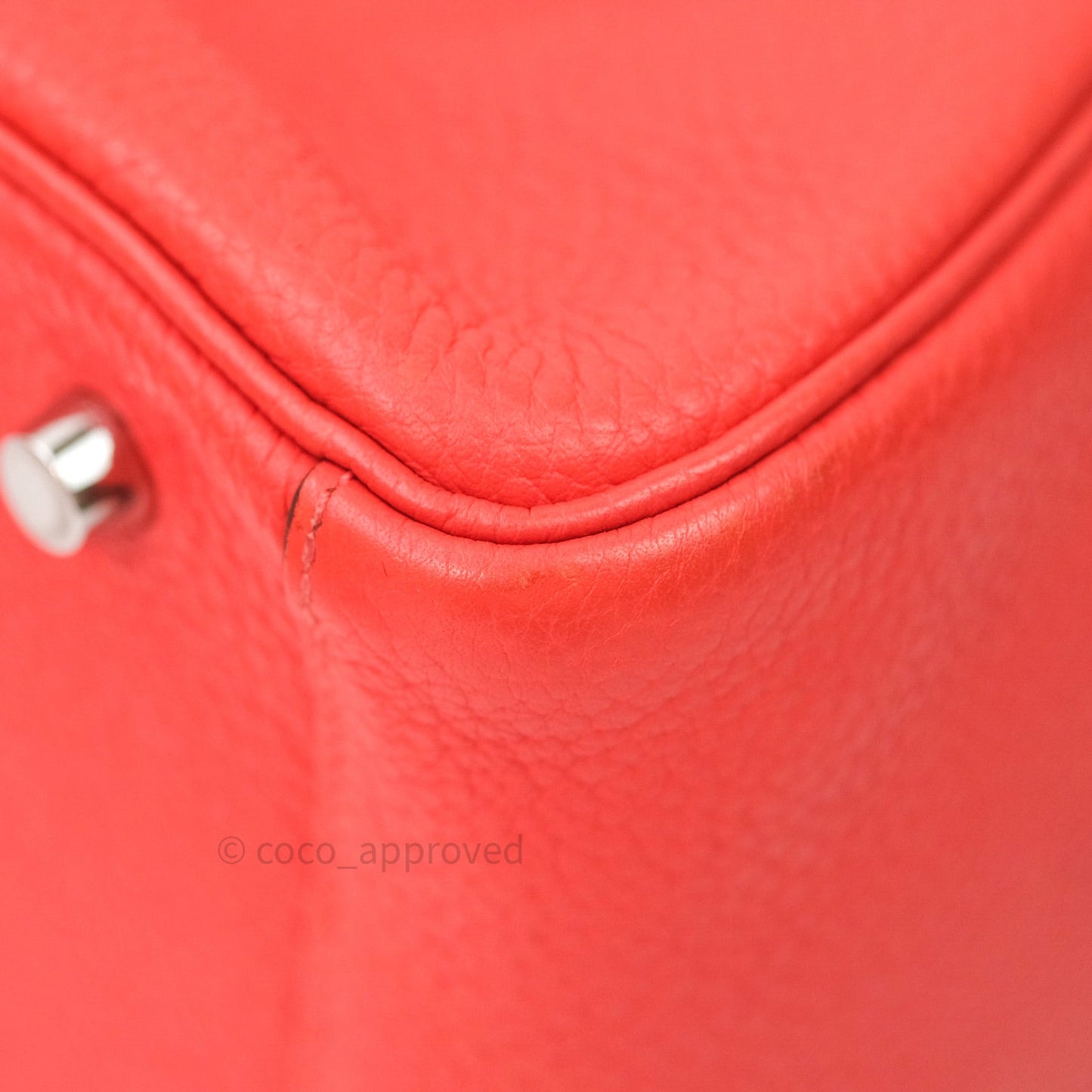 Hermès Lindy 30 Rose Jaipur Clemence Palladium Hardware