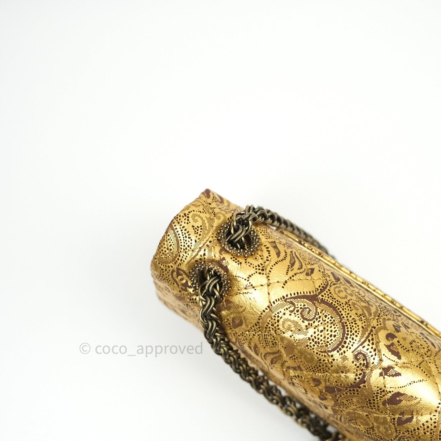 Chanel 2.55 Reissue Paris-Moscow Quilted Metallic Hand Painted Leather