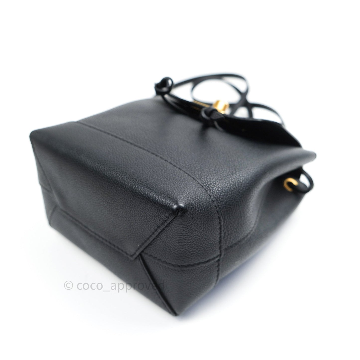 Louis Vuitton Lockme Mini Backpack Black Gold Hardware