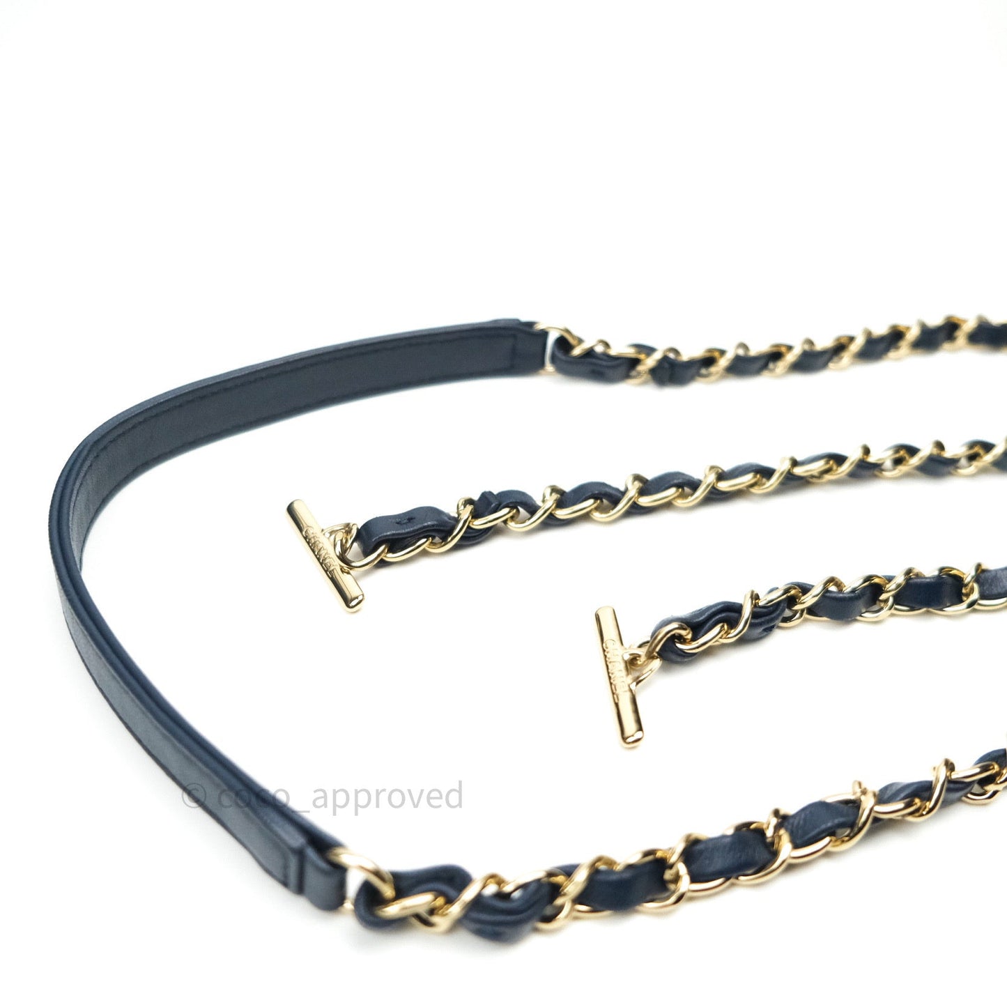 Chanel Trendy CC Small Navy Lambskin Gold Hardware