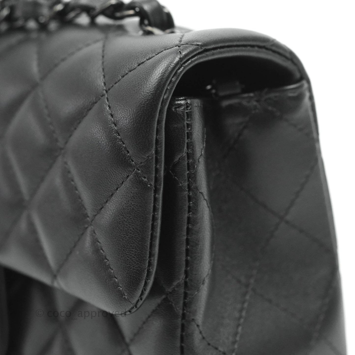 Chanel Quilted Mini Rectangular So Black Lambskin