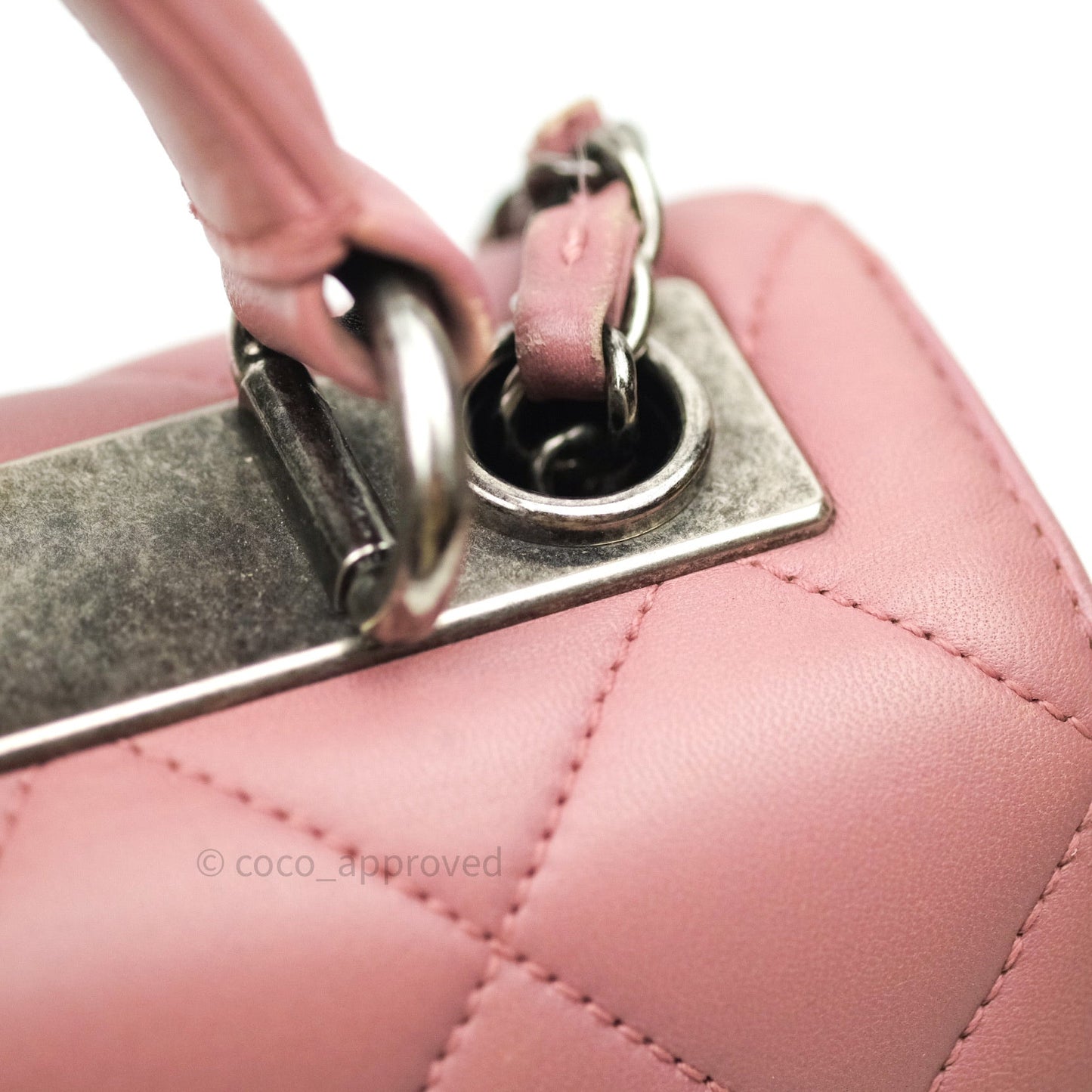Chanel Quilted Small Trendy CC Flap Bag Mauve Pink Lambskin Ruthenium Hardware