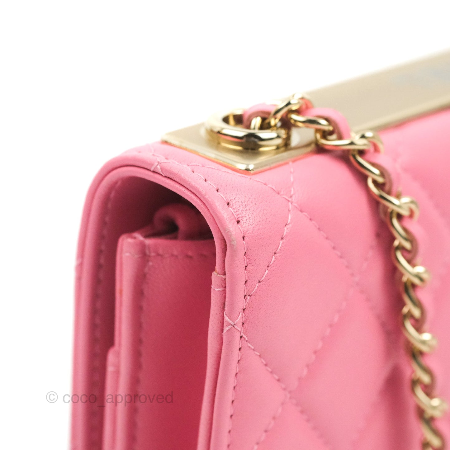Chanel Trendy CC WOC Pink Lambskin Gold Hardware