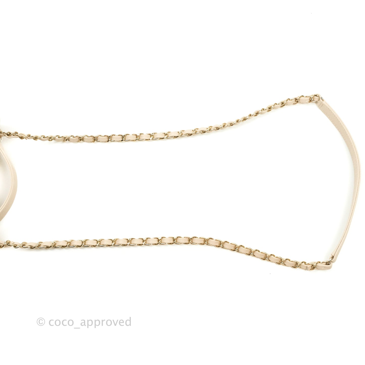 Chanel Quilted Medium Business Affinity Flap Beige Caviar Gold Hardware
