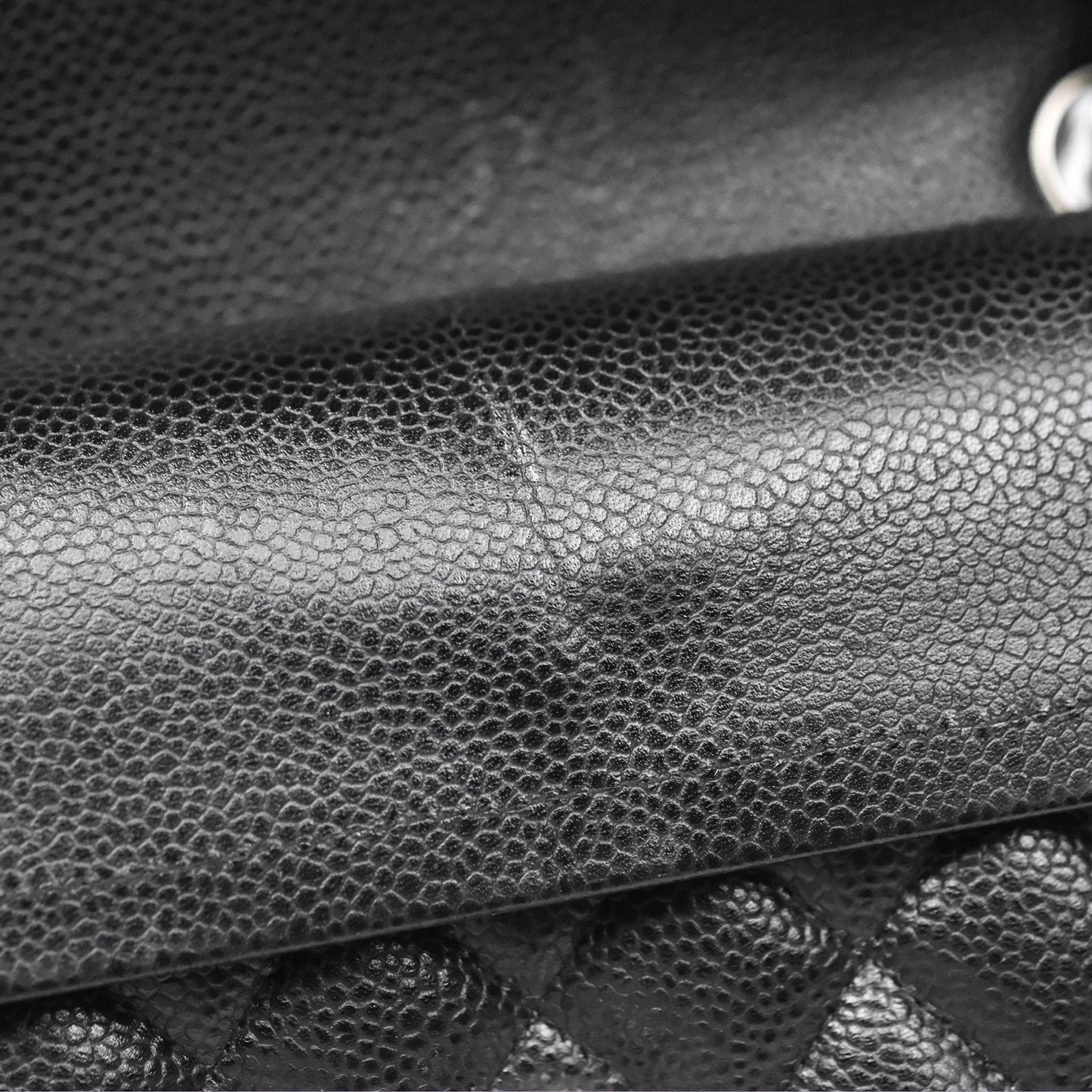Chanel Small Classic Flap Quilted Black Caviar Silver Hardware