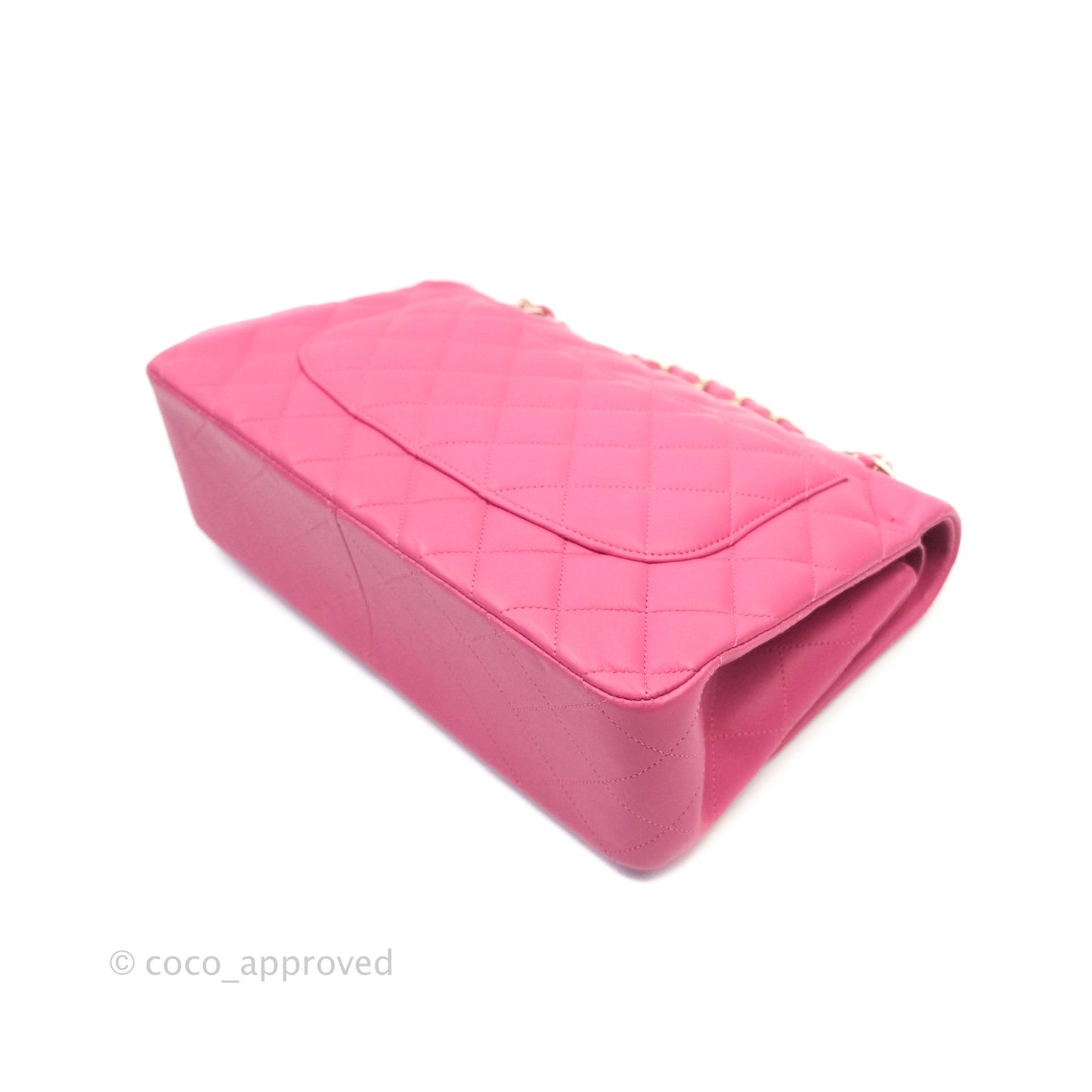 Chanel Jumbo Double Flap Pink Lambskin Gold Hardware⁣⁣