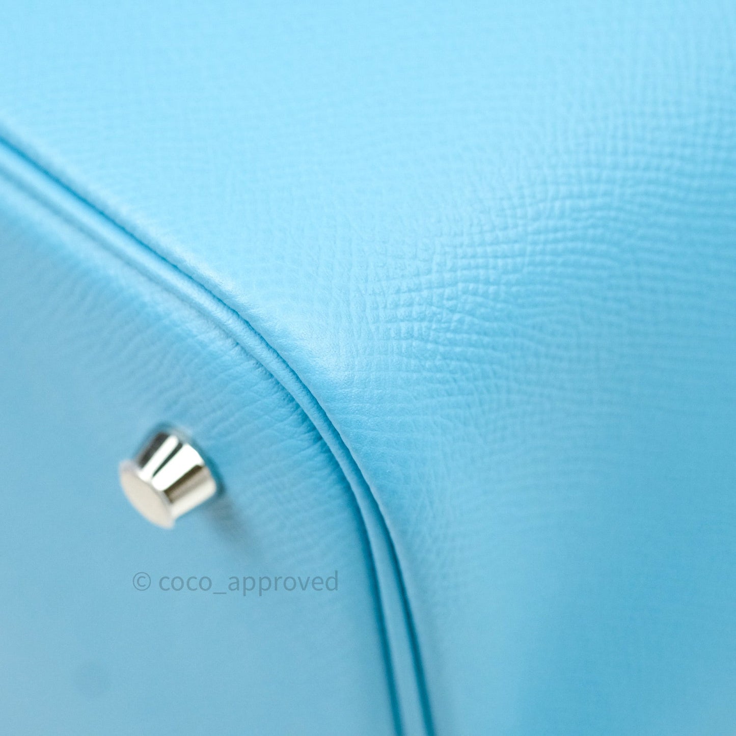 Hermès Picotin 22 Epsom Tressage Blue Du Nord Palladium Hardware