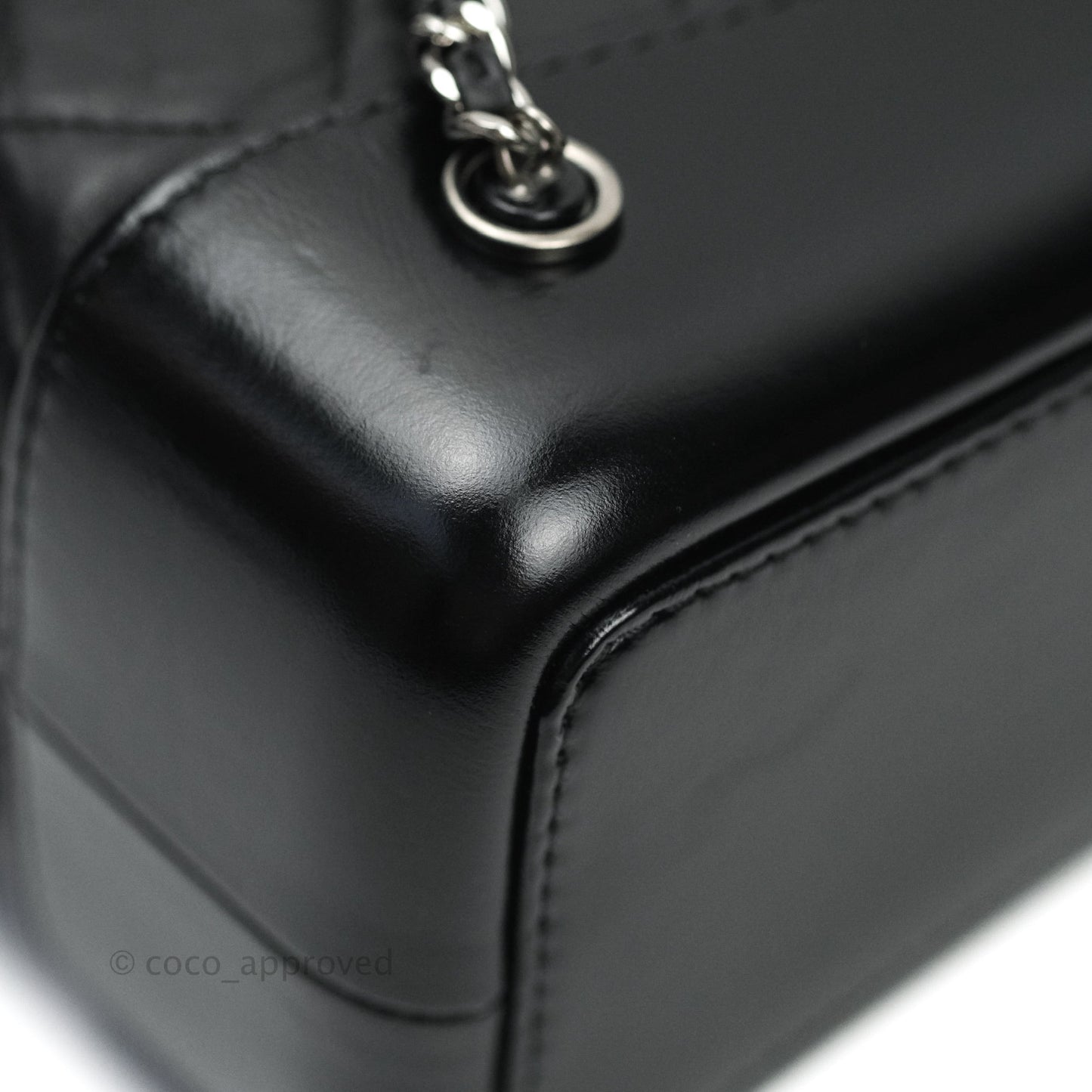 Chanel Gabrielle Backpack Black Aged Calfskin Small Black