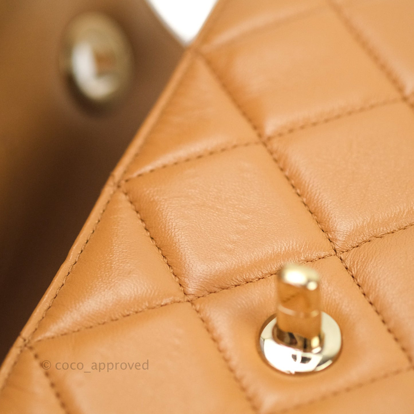 Chanel Trendy CC Small Dark Beige Lambskin Gold Hardware