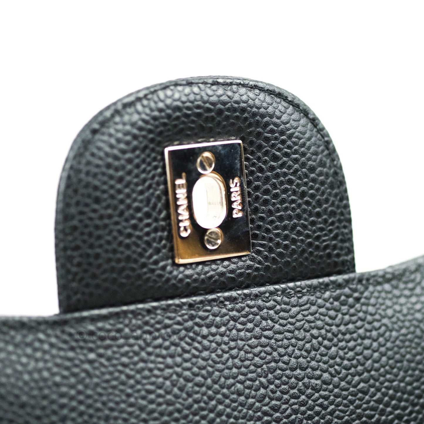Chanel Classic Jumbo Double Flap Maxi Black Caviar Silver Hardware