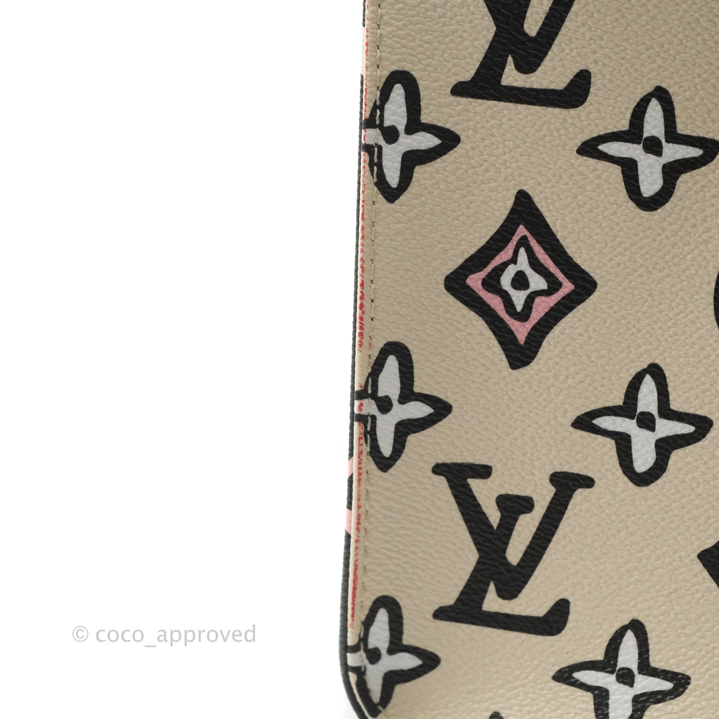 Louis Vuitton Monogram Giant Wild At Heart Onthego GM Black