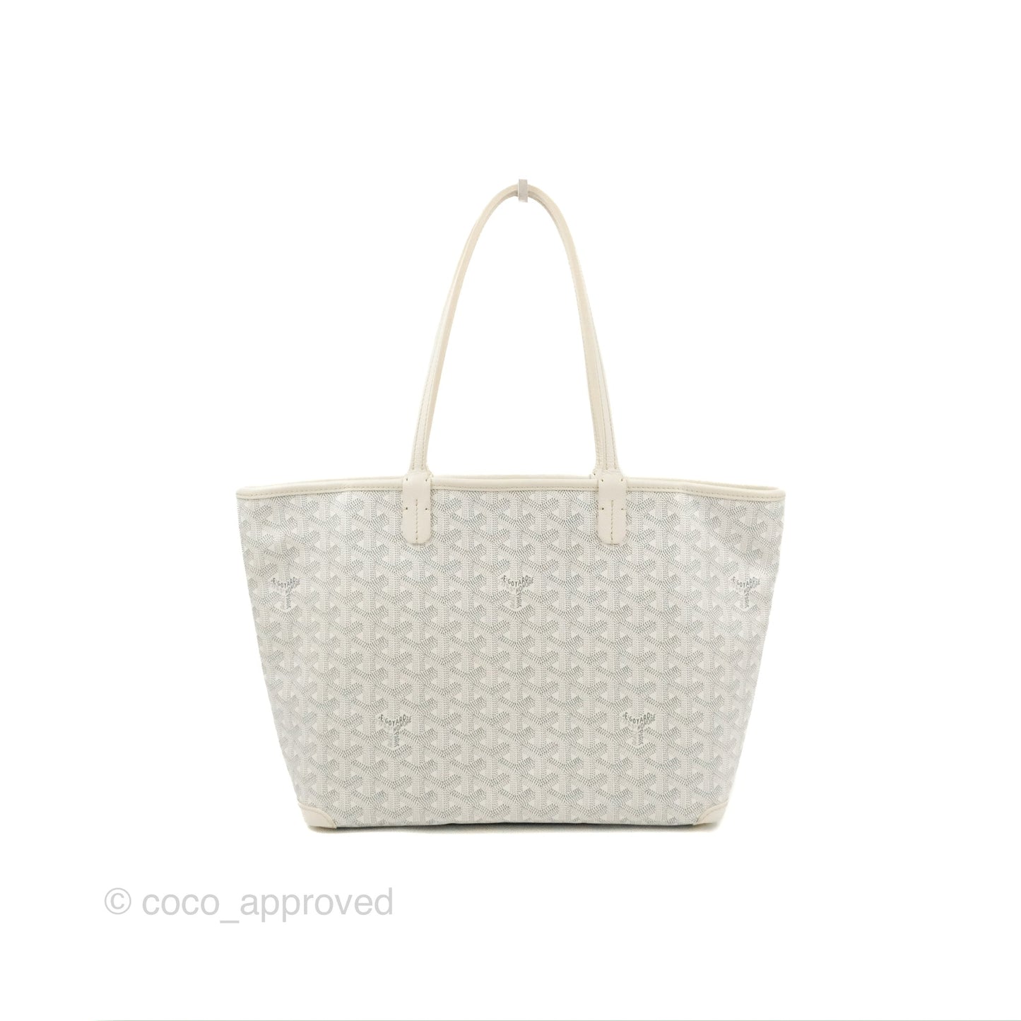 Goyard Artois Goyardine Canvas PM⁣⁣⁣⁣⁣⁣⁣⁣⁣⁣⁣⁣⁣⁣⁣⁣⁣⁣⁣⁣ White